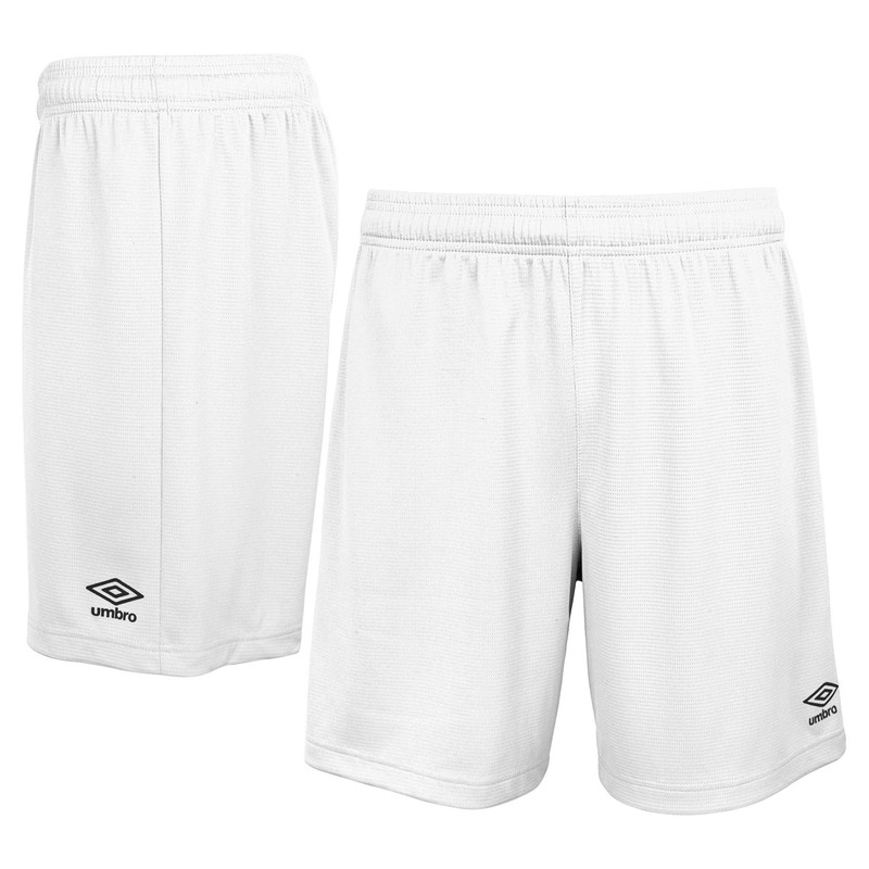 Umbro - Pantalón Corto de Campo para niños, Blanco, Medium