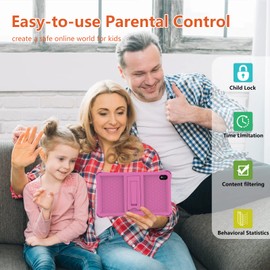 ATOZEE 8 Inch Kids Tablet, Android 11 Toddler Tablet, 32GB ROM+2GB RAM, Quad-core Processor, 1280x800 IPS HD Eye-Care Touchscreen, 8MP Camera Tablets PC with Silicone Case