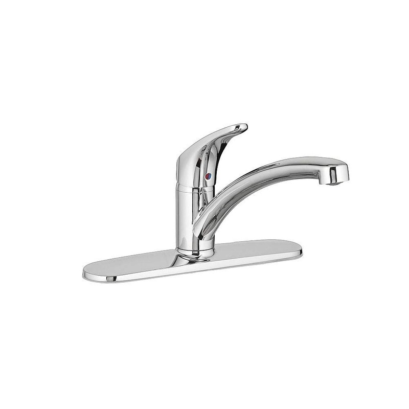American Standard 7074000.002 Colony Pro Single-Handle Kitchen Faucet with Deckplate,
