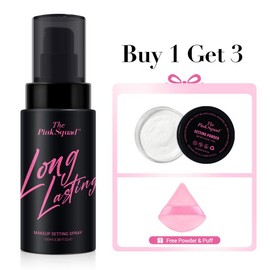 The Pink Squad Waterproof Makeup Setting Spray for Face, Long-lasting, Spray for Smudge-proof & Transfer-resistant Makeup, 16 HR Wear, Oil-free, Natural Finish #cozyvibes #effortlessbeauty