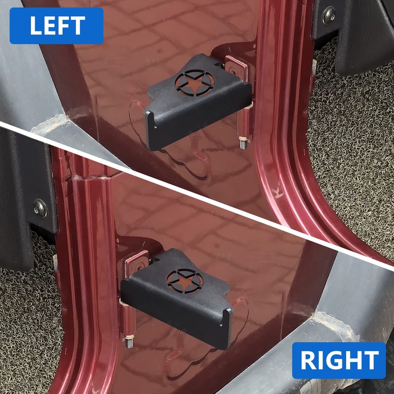 RERPRO Foot Pegs Rest Pedals Compatible with 1997-2006 Jeep Wrangler