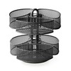 Nifty Organizing Carousel – Black Powder Coat Finish, Spins 360-Degrees,
