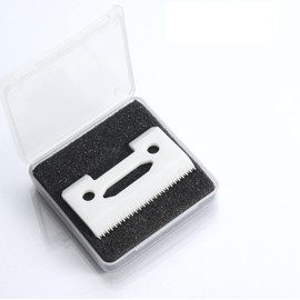 by MIA Replacement Clipper Ceramic Blade | White 2 Hole | for Cordless Magic Clippers 8148 | Zirconia Ceramic | 5 Star Series | Senior Cordless