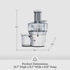Breville BJE200XL Juice Fountain Compact Centrifugal Machine, 25 fl oz,