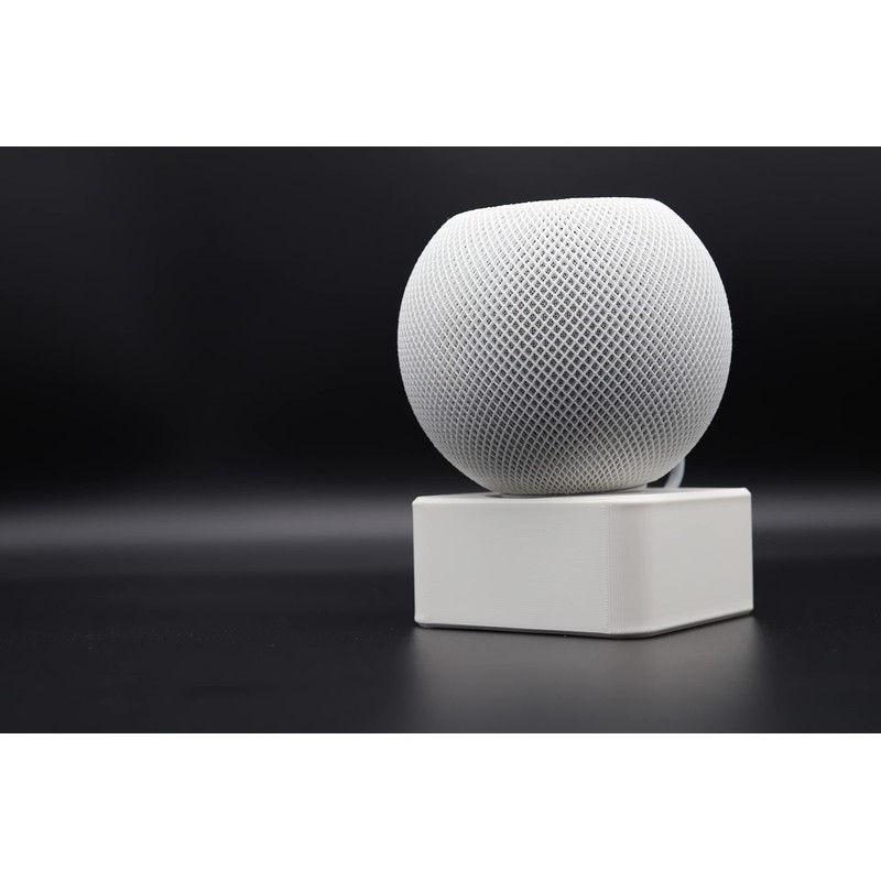 Generisch Designer Carousel Holder for HomePod Mini (White) Screwless Wall