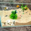 Aquarium Undergravel Fish Tunnel Hide Cave Corner Tank Decorations Tunnel