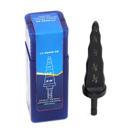 Swaging Tool Drill Bit Set, 5 in1 HVAC Tools Multifunction Copper Pipe Flaring Tool Air Conditioner Copper Tube Expander Swaging Tool with Size 3/4", 5/8", 1/2", 3/8" and 1/4"