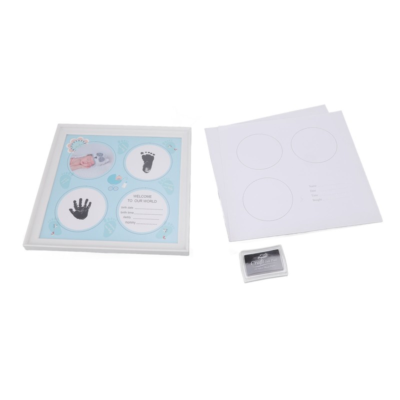 Baby Handprint Footprint Kit for Newborn Boys Girls Wear Resistant