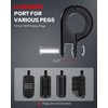 Benlari Highway Pegs P-Clamp Mount Kit, A3 Steel Motorcycle Foot