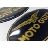 Pair of Resin 3D Motorcycle Stickers Size Fits Guzzi Models