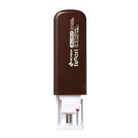 ニチバン テープのり はんこのり TN-TE7H18 強粘着 茶 本体のみ