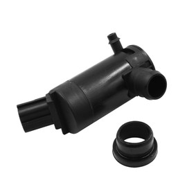 Windshield Washer Pump with Grommet 7L8Z17664A Compatible with Ford Escape, Focus, F150, F350, Mazda B2300, B2500 Mercury Monterey, Mariner Replaces# 7R33-17664-DA, 7L8Z-17664-A, F6SZ-17664-A