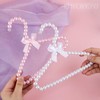 KINCHYGO, 10 Pack Pet Clothes Hangers Small Pearl Apparel Hanger