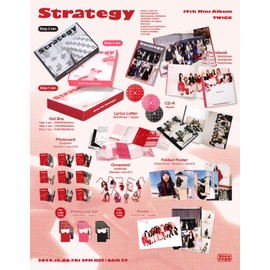 TWICE STRATEGY 14th Mini Album with Tracking Sealed TWC (Standard Step 3 Version)