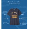 Little Blue House by Hatley Men's Graphic Tee, Paddle Your
