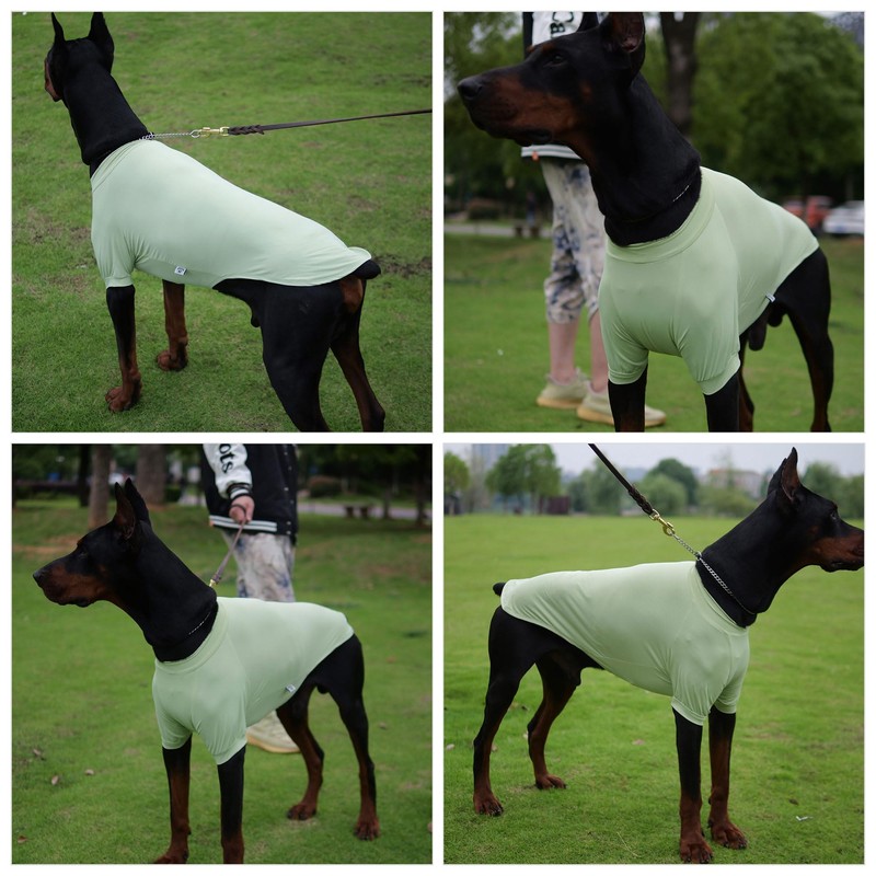 LoveLongLong Spring Summer Cooling Dog T-Shirt with UV Protection and