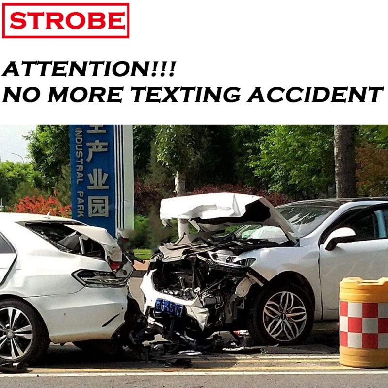 GLOFE 7443 LED Strobe Flashing Reverse Light Bulbs Bright Lamps