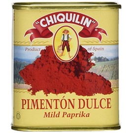 Chiquilin Mild Paprika Tin - Tin Can 75 grams (6 PACK)