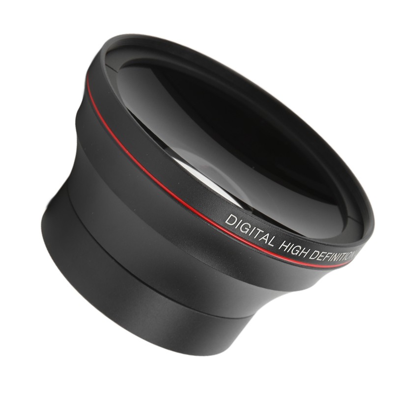 52mm 0.43X Wide Angle Lens Optical Glass Camera Lens with