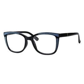 Eyekepper - Gafas de lectura para mujer, diseño de ojo de gato, Negro