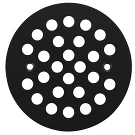 4-1/4Inch Screw-in Shower Drain Cover Replacement Floor Strainer,Brushed Nickel,Brushed Gold,Oil Rubbed Bronze,Chrome,Antique Coppe,Antique Bronze,Antique Brass (Black)