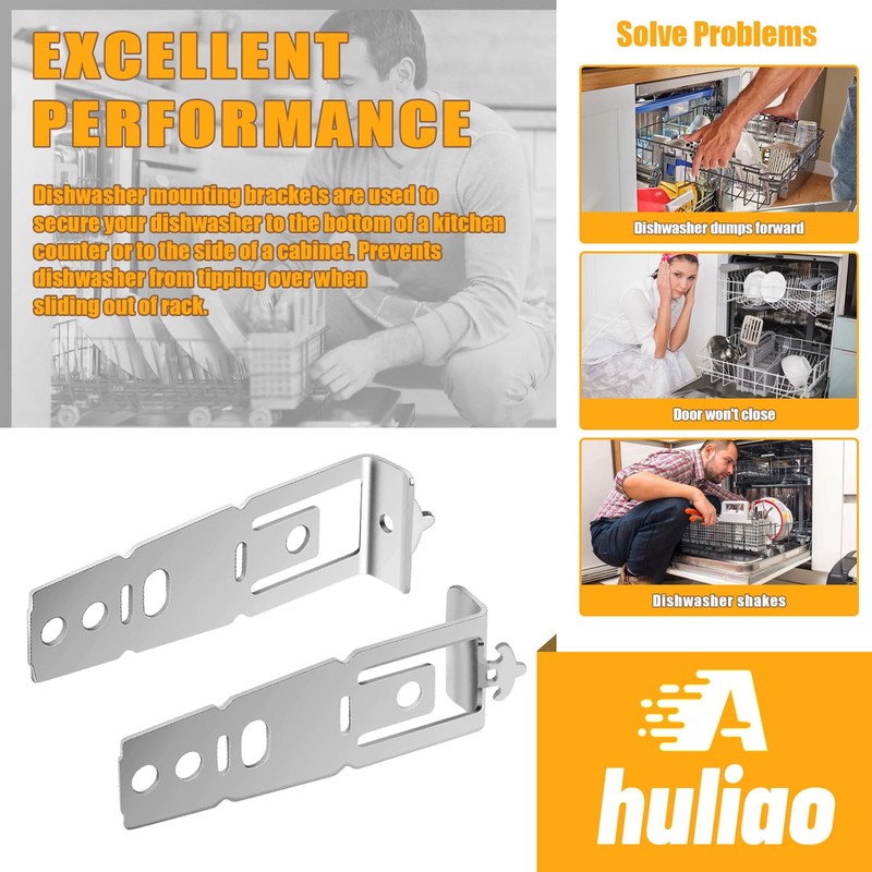 Dishwasher Mounting Bracket for GE WD01X27759 Dishwasher Countertop Bracket -