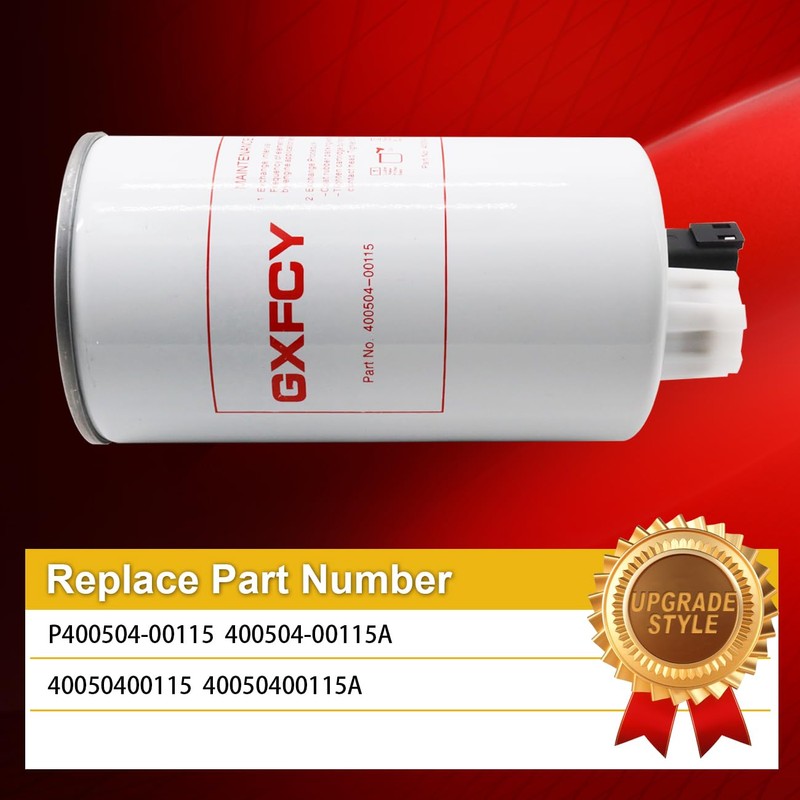 P400504-00115 400504-00115A Fuel Filter Compatible with Doosan Excavator DX55W-5 DX55-5
