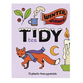 Tidy Tea, Winter Warmer, 2 x 15 Plastic Free Pyramid Tea Bags, a Classic Warming Spiced Blend of Black Tea, Cinnamon, Ginger, Cardamon & Other Spices