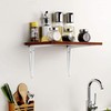 Wideskall® Metal 3" x 4" inch Wall Corner Angle Shelving