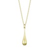 Philip Jones Gold Plated Teardrop Necklace