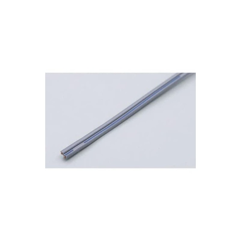 エルパ (ELPA) チャイムコード インターホン 配線 20m 0.8mm×2心 グレー TIVF-20H(GY)