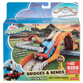 Mattel Fisher-Price Thomas Adventures DYV58 – Bridges & Bends Track Pack