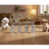 4 Pack Dog Hair Keychain | Set for pet -