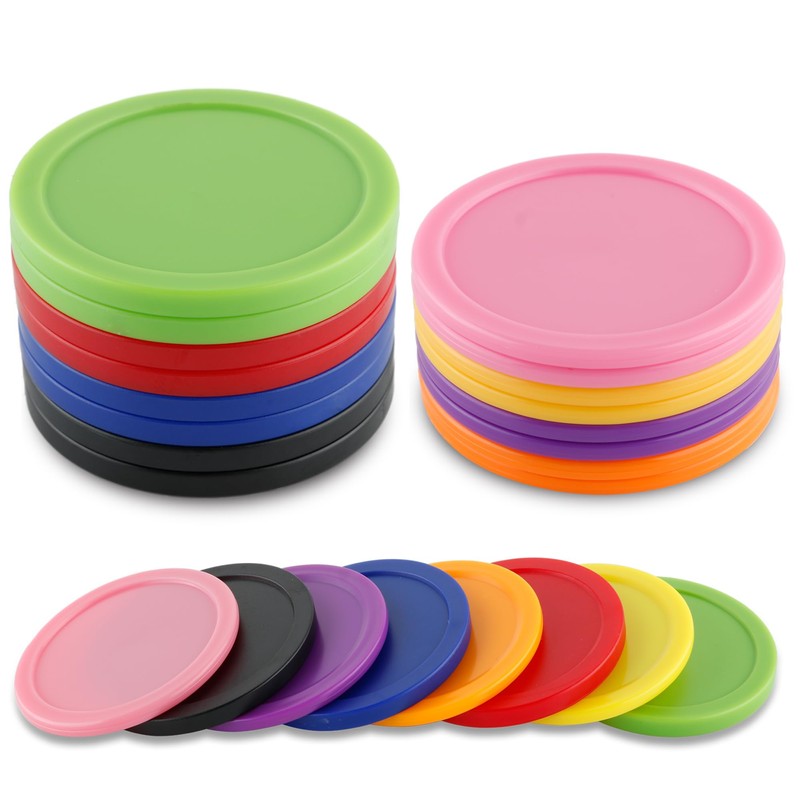 BQSPT 16 Pieces Air Hockey Pucks 2.5 Inch 64mm Heavy