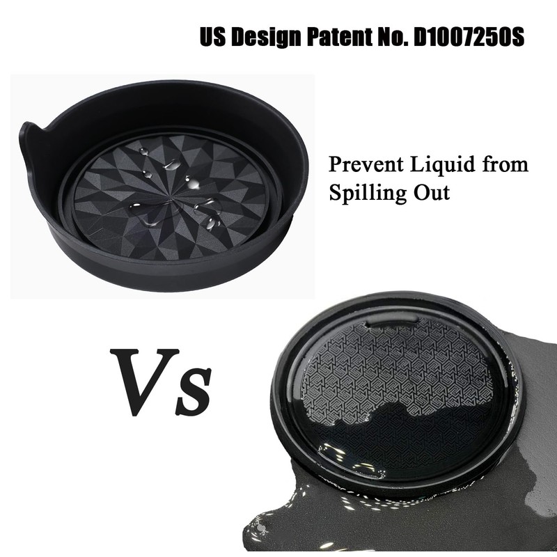 Amooca Car Cup Coaster Universal Automotive Waterproof Non-Slip Cup Holders