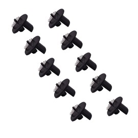 Universal 5-Pack Pull Ring end Cap,Replacement Shade Parts of Exterior Sun Shades Outdoor/Indoor Roller up Blinds (Black)