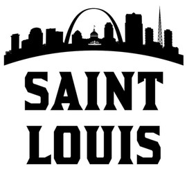 CafePress Saint Louis MO Skyline Throw Blanket Super Soft Fleece Plush Throw Blanket, 60"x50"