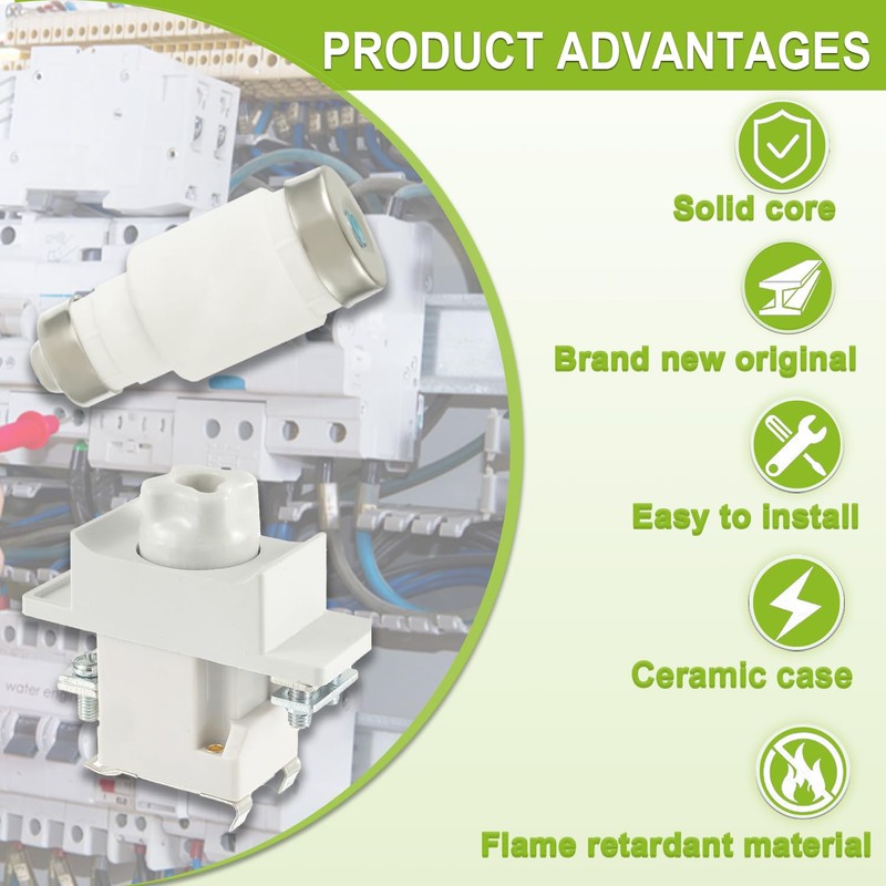 SIGANDG D02 35A Neozed Fuse Socket Set with Screw Caps
