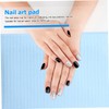 Ipetboom 125 Pcs Disposable Manicure Pad Nail Mat Durable Protective