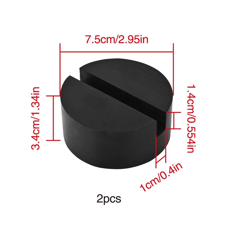 YIXISI Universal Rubber Car Jack Pad, Universal Jack Pad, Rubber