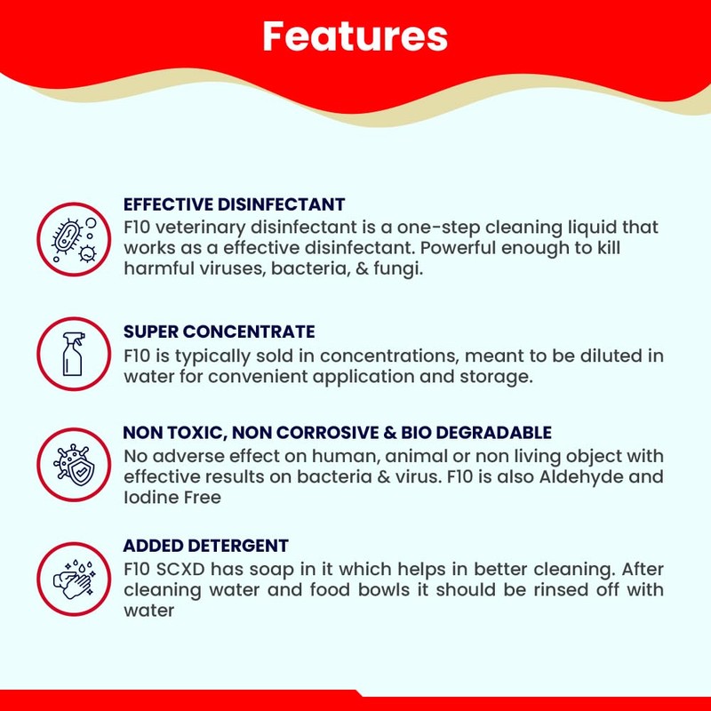 F10 SCXD Concentrated All Purpose Disinfectant Cleaner With Soap For