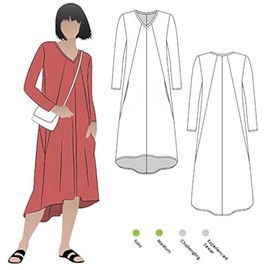 Style Arc Sewing Pattern - Eden Knit Dress (Sizes 18-30)