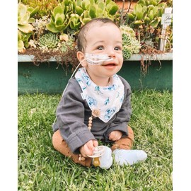 Nasogastric or Oxygen Tube precut Adhesive Tape Be Brave Arrows x 10 Pack. (Right Side)