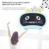 Bluetooth Speaker,Small Alarm Clock Radio for Bedrooms,Dual Alarm, LED Display,Cute