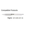 signo - uni Retractable Gel Ink Ballpoint Pen - 307-0.38