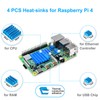 Miuzei Raspberry Pi 4 Case with Fan Cooling , 4
