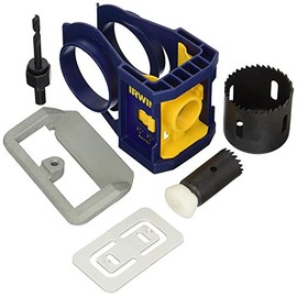 IRWIN Door Lock Installation Kit for Wooden Doors (3111001), Blue