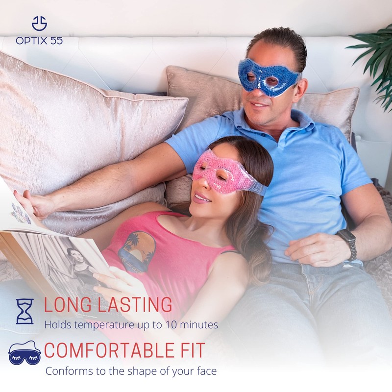 Gel Eye Mask - Hot Cold Compress Eye Therapy Pack