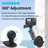 TELESIN Aluminum Alloy Suction Cup Mount for GoPro Hero 10