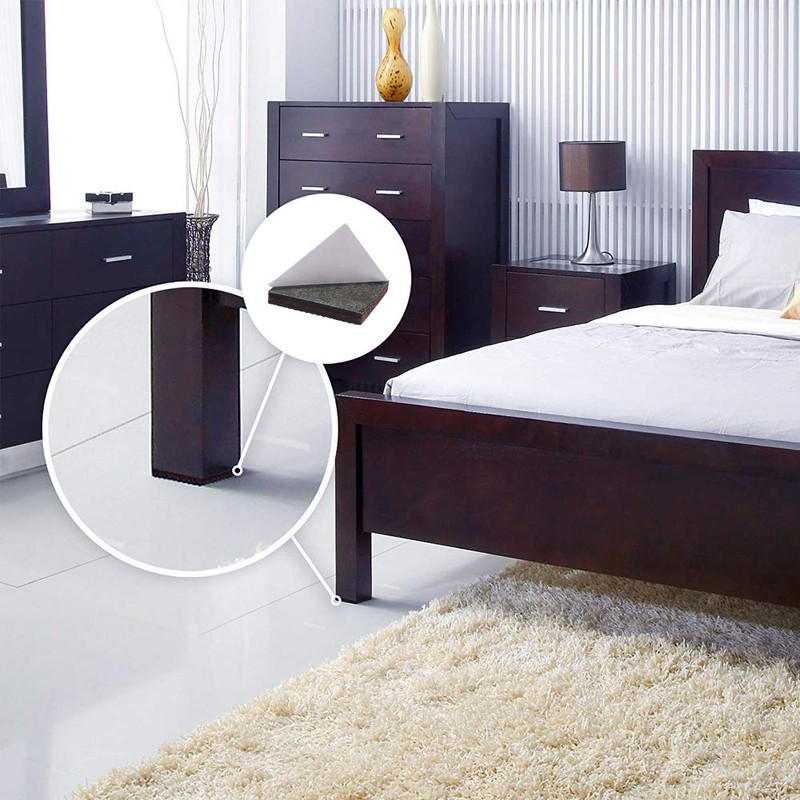 Furniture Protection Pad, Natural Rubber Scratch/Soundproofing Round Felt Pad, Anti-Slip